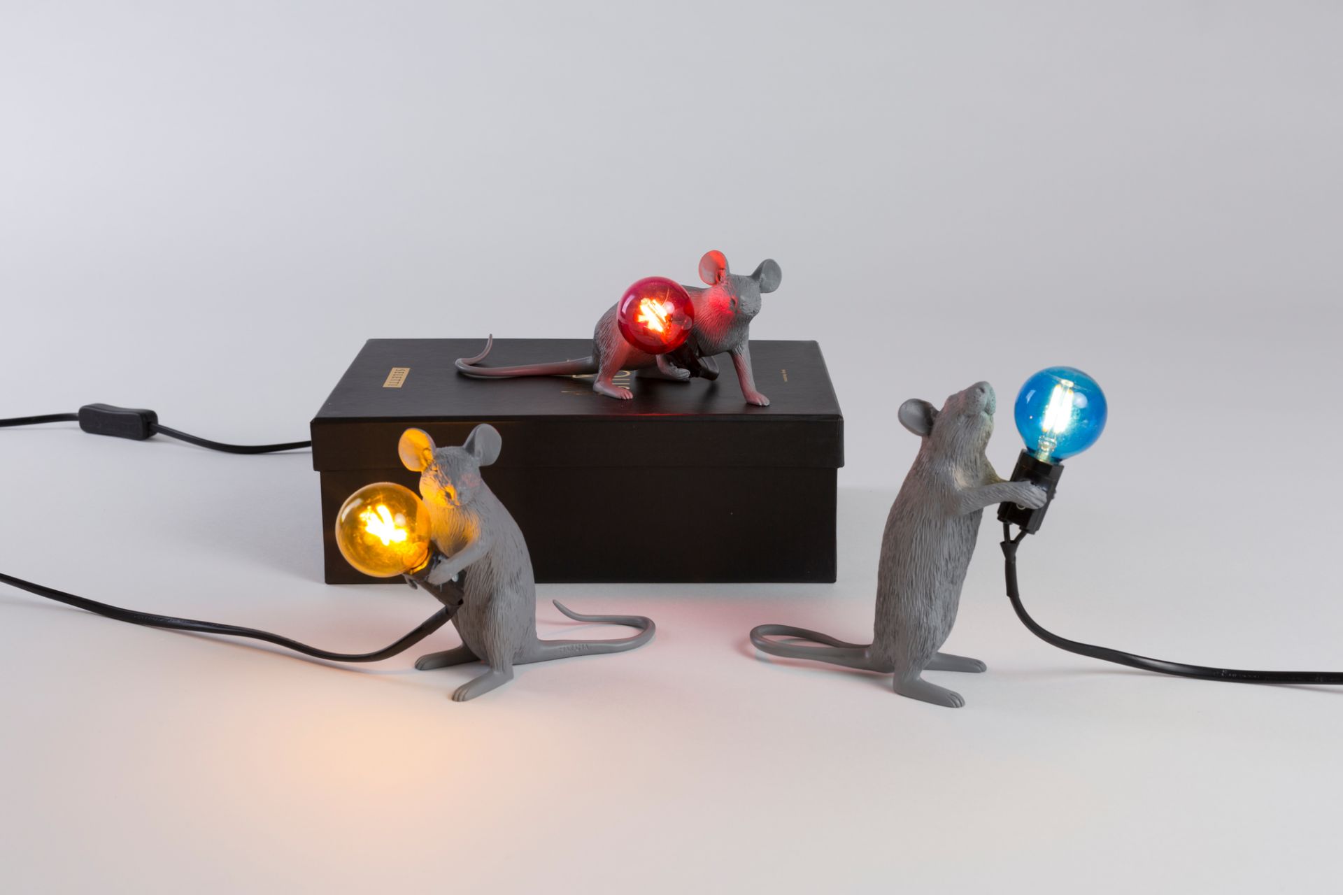 Seletti mouse lamp grey discount